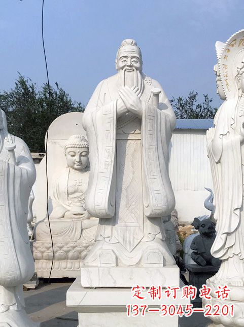 福建拥有古典文化底蕴的孔子雕塑