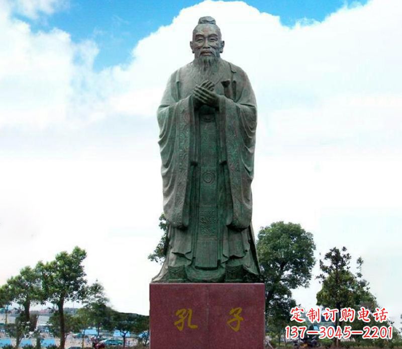 福建领雕塑:孔子雕塑尊崇传承