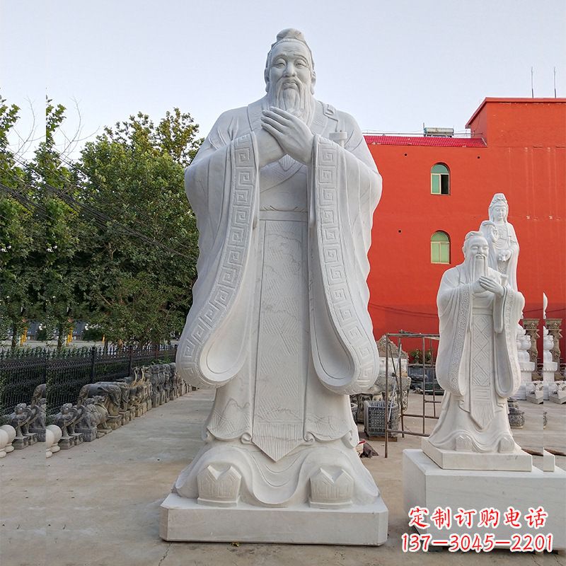 福建孔子圣像雕塑