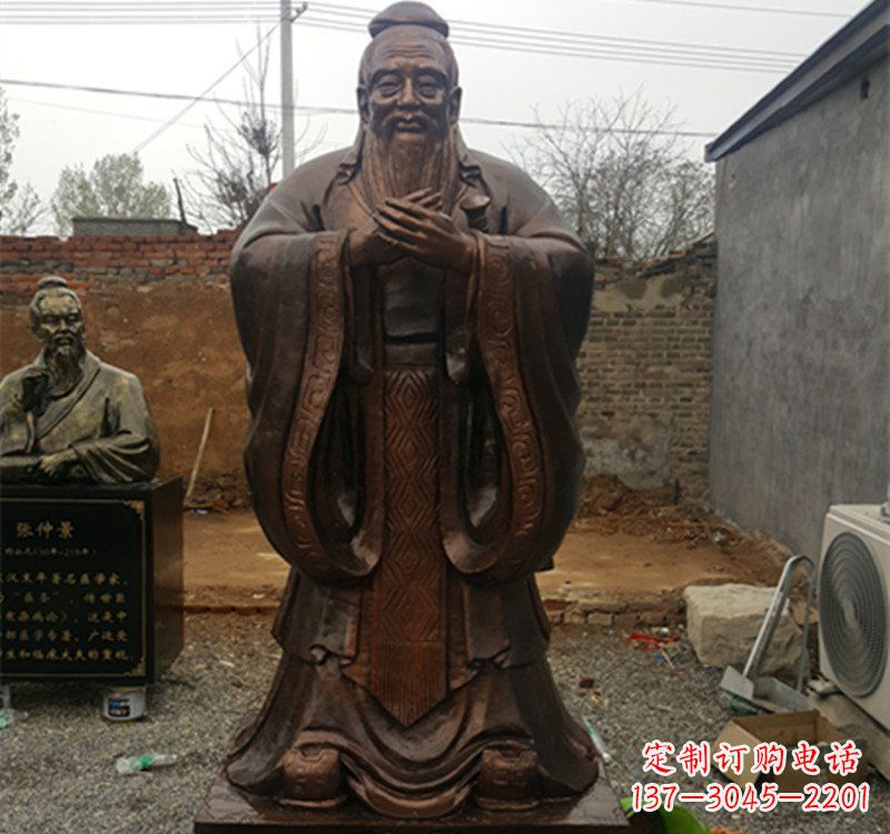 福建体现传统文化魅力精美孔子雕塑