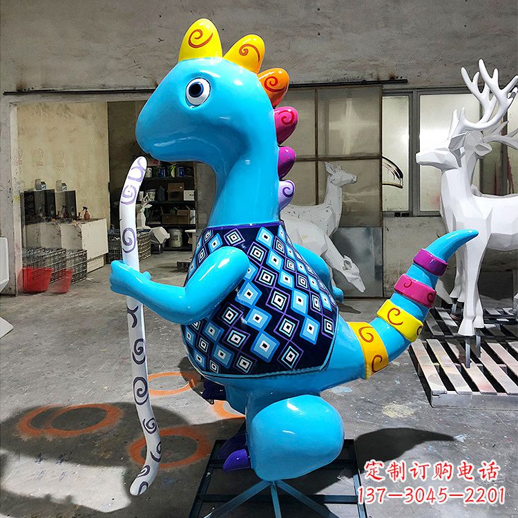 福建中领雕塑推出玻璃钢恐龙雕塑,采用最先进的…