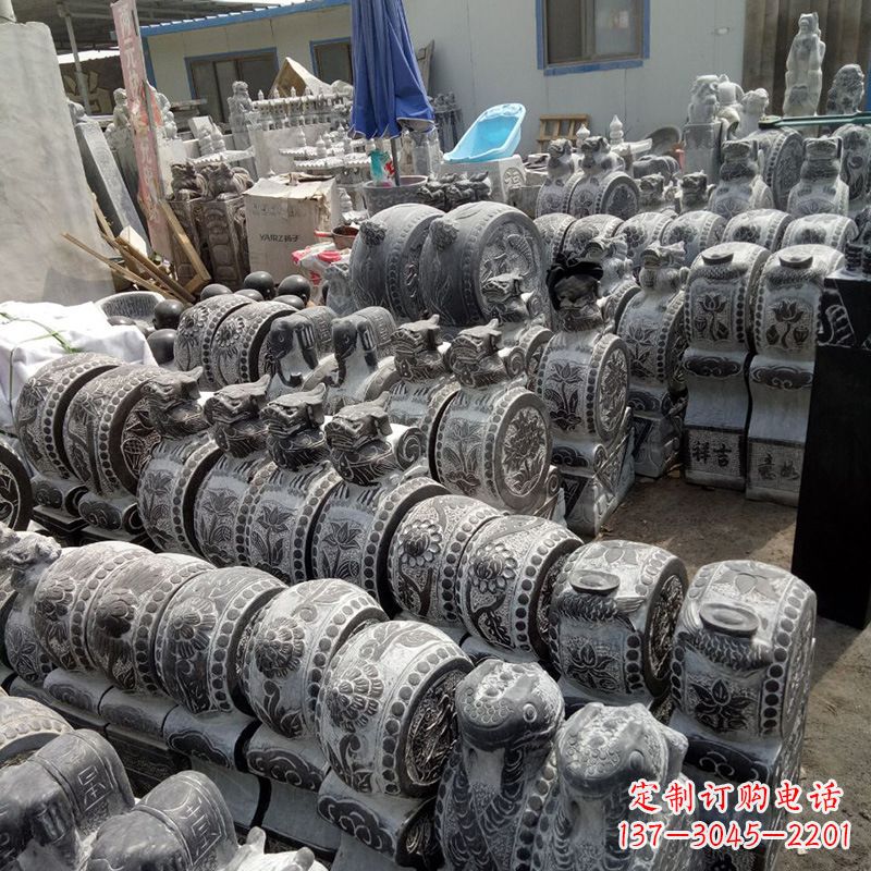 福建传统门墩雕塑,让您的家居外观更加上档次
