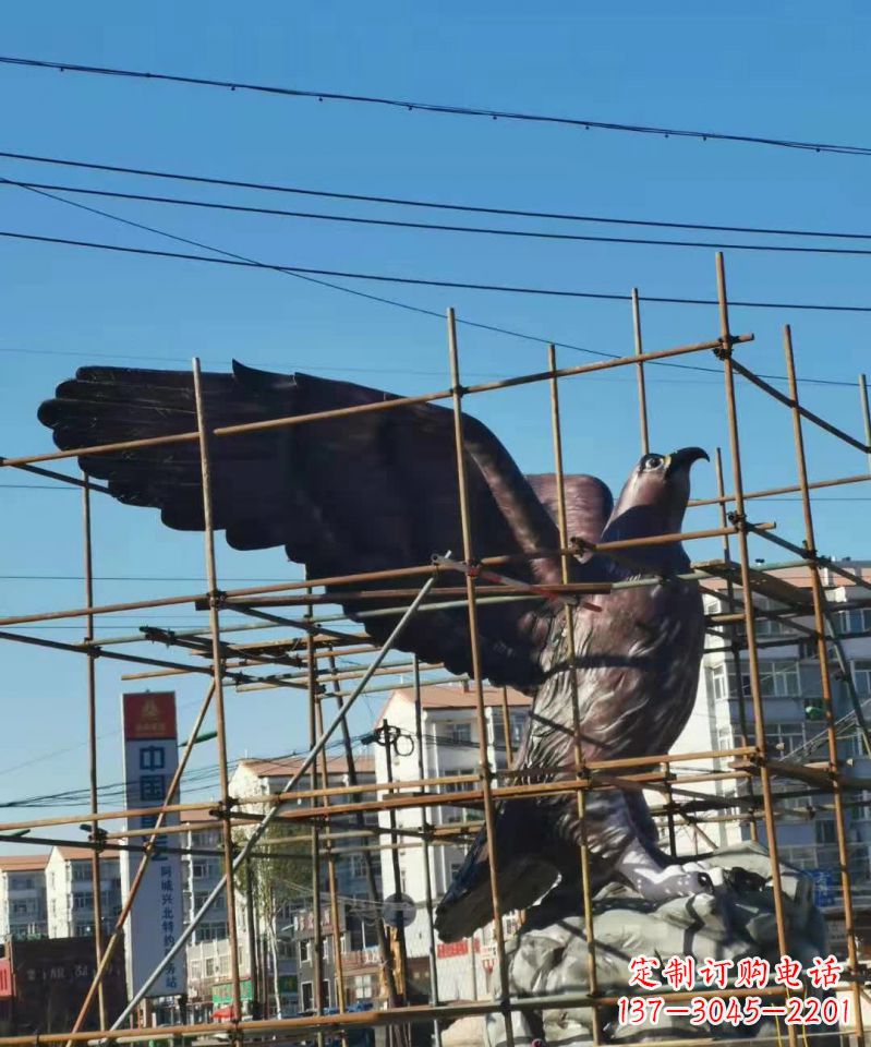 福建高雅精致精美老鹰铜雕