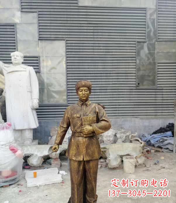 福建雷锋雕塑,传承志愿精神