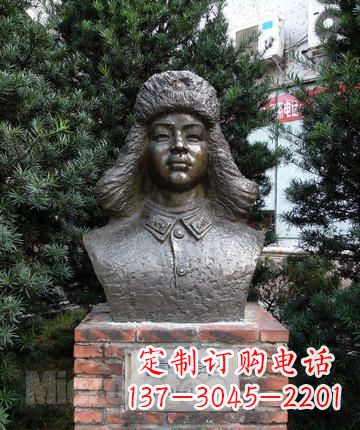 福建领雕塑:全国首创雷锋青铜胸像