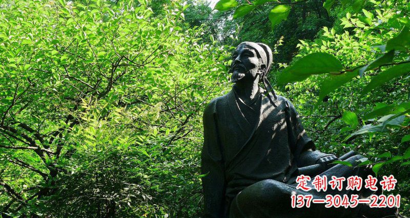 福建李白铜雕,精致细腻,让你收藏永不凋谢