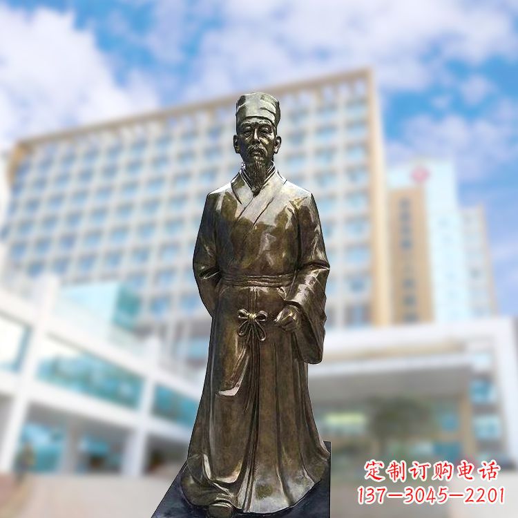 福建李时珍仿铜雕塑-李时珍雕像