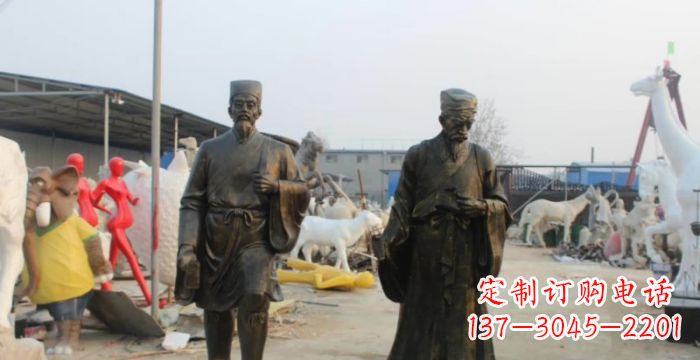 福建复兴古艺,海归精品—李时珍铜雕