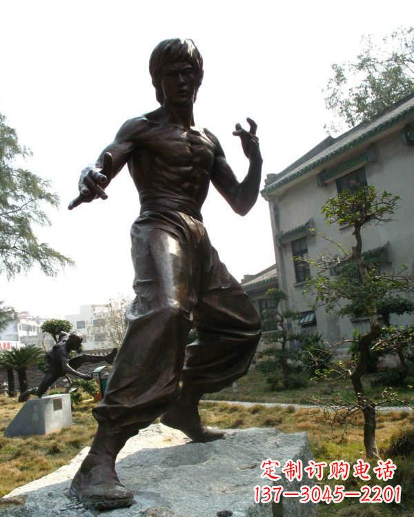 福建专业定制李小龙铜雕