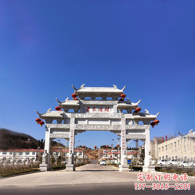 福建梁家沟牌坊石雕——珍贵传统文化的体现