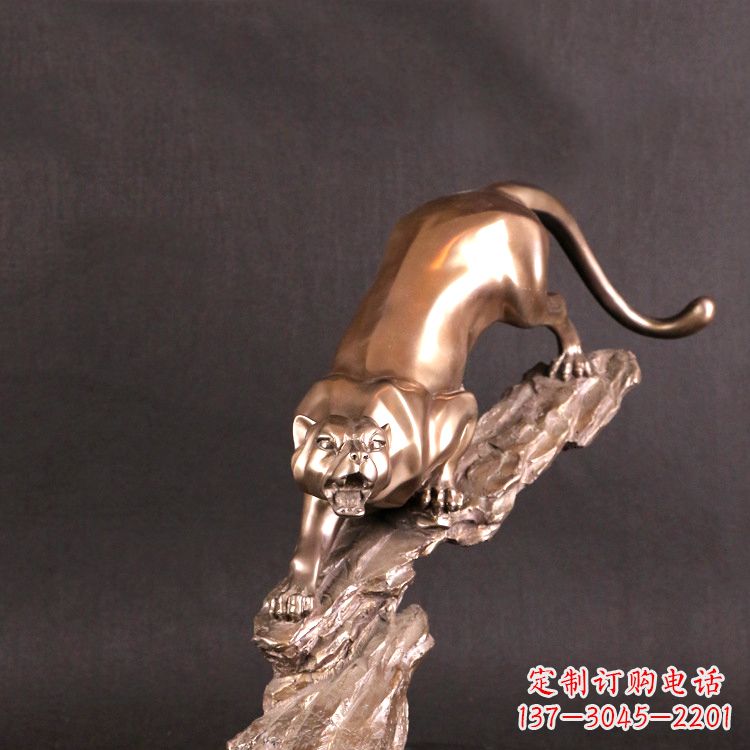 福建猎豹玻璃钢雕塑——高级定制精美雕塑