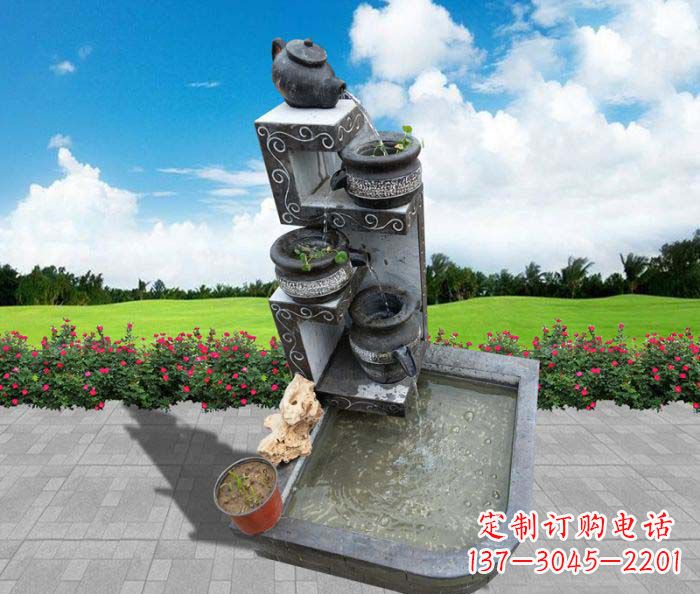 福建极具特色的水槽雕塑