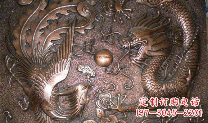 福建传统风情铜雕龙让灵魂升华