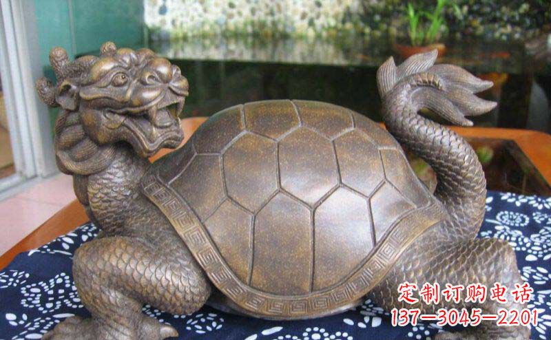 福建龙龟古代神兽铜雕
