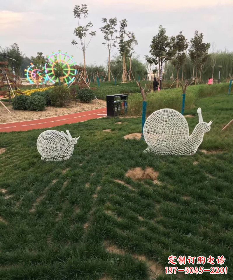 福建镂空不锈钢蜗牛雕塑