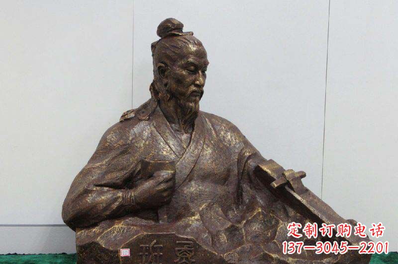 福建鲁班雕塑,古代名人铜雕定制