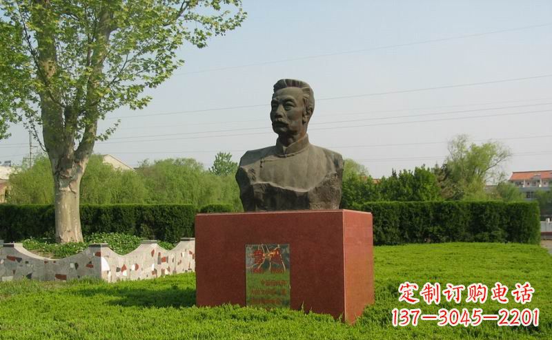 福建鲁迅胸像近代名人铜雕，荟萃中国精神精髓