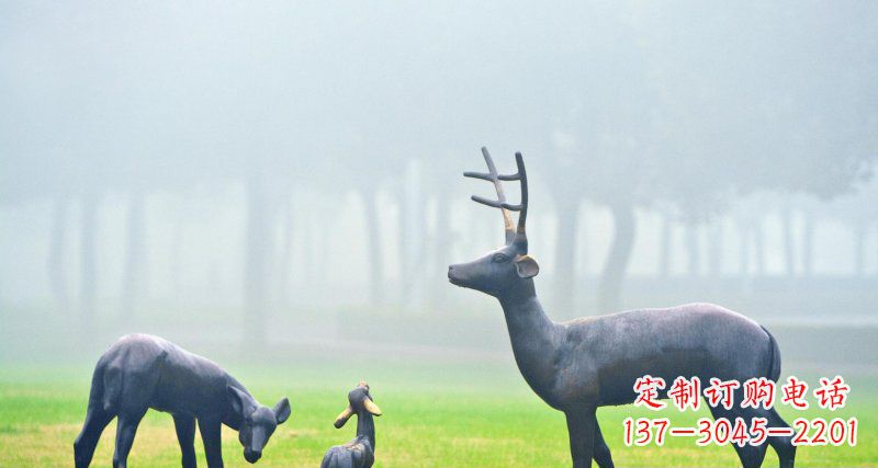 福建鹿一家:精美绝伦的动物铜雕