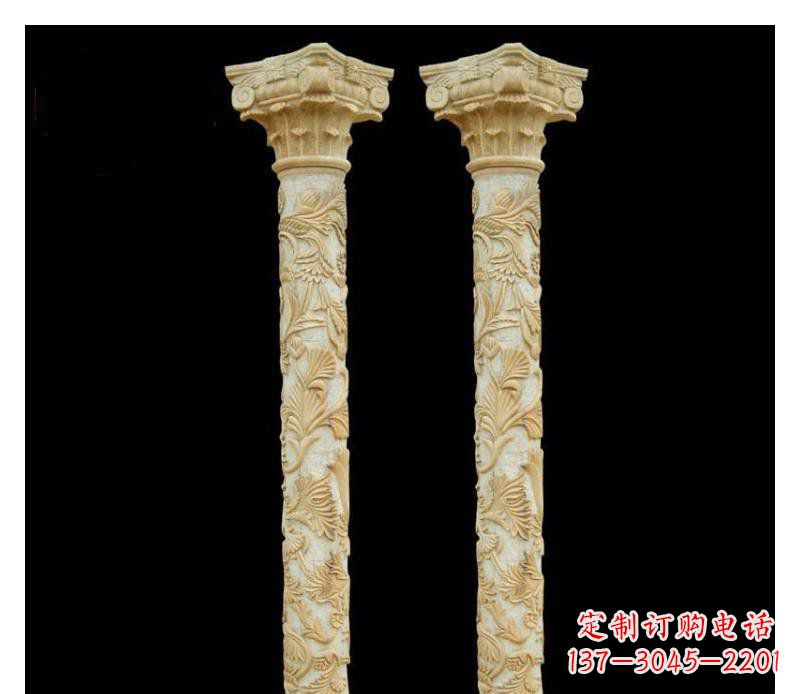 福建罗马风格砂岩马雕塑