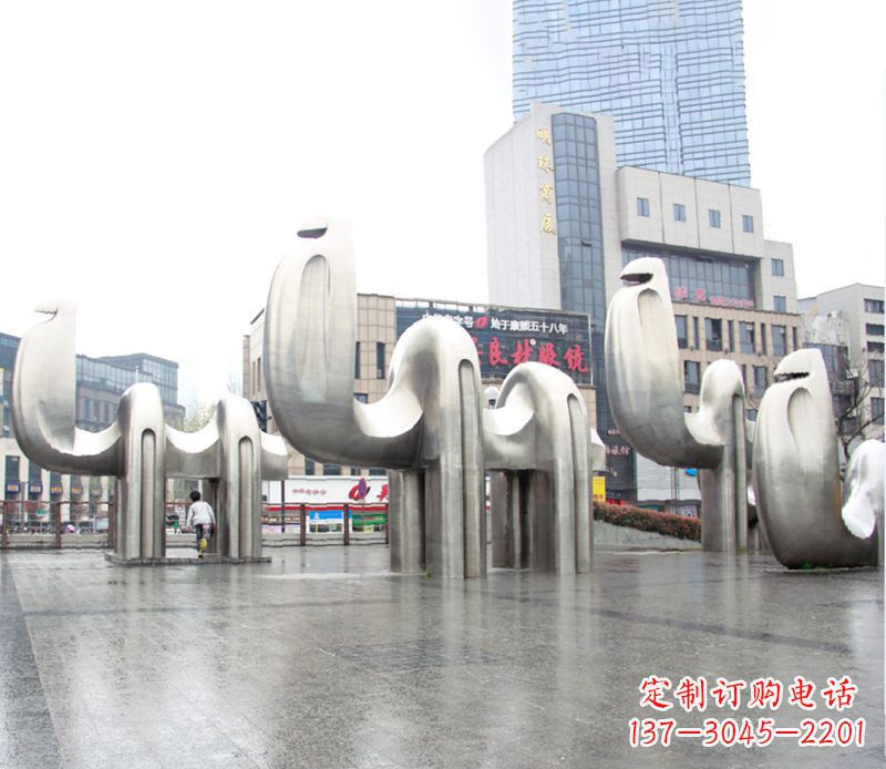 福建骆驼雕塑不锈钢