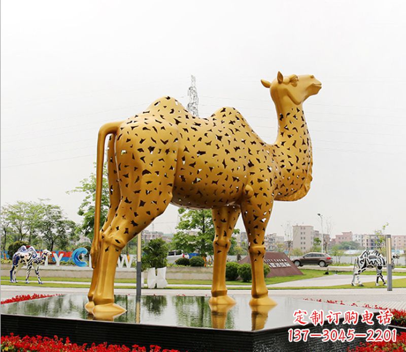 福建中领雕塑：骆驼雕塑精美绝伦