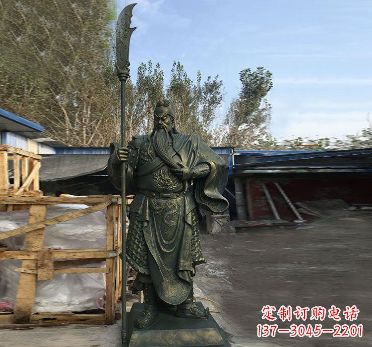 福建中领雕塑公司推出的关公铜雕,将给您的家和…