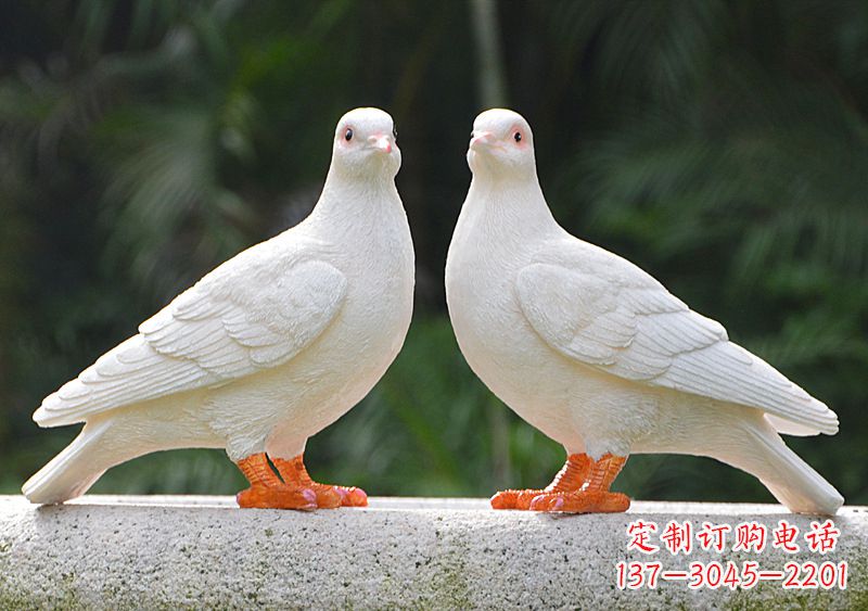 福建华丽和平鸽雕塑,缔造美好新世界