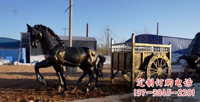 福建华丽复古,名车贵族,精美马车雕塑