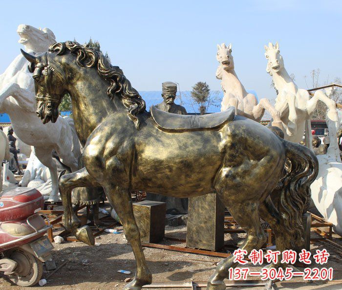 福建马动物铜雕塑——精致细腻的手工工艺