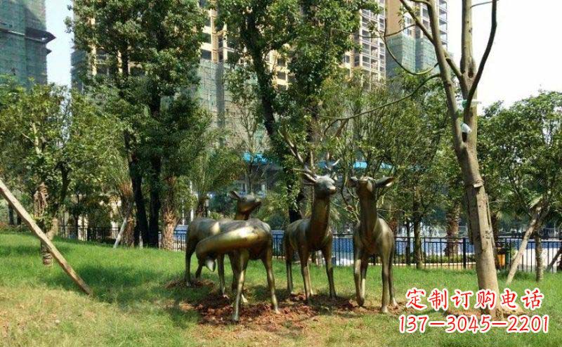 福建青铜雕刻的梅花鹿,给您的生活带来另一种美感