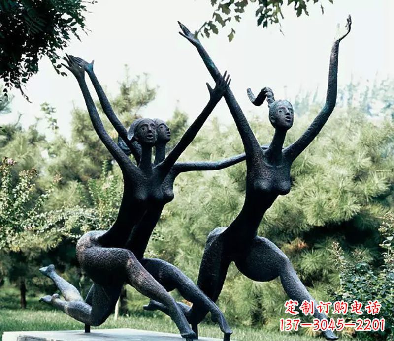 福建精美美女铜雕——绽放出精灵般的美丽