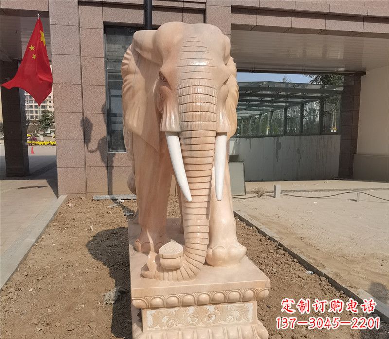 福建门口大象石雕
