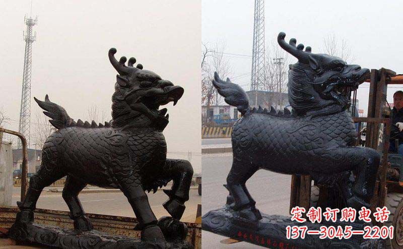 福建艺术精灵---麒麟神兽铜雕