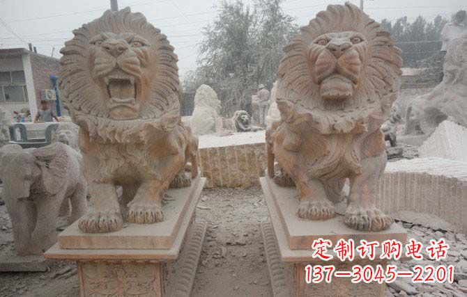 福建中领雕塑狮子雕塑给您带来动人心弦