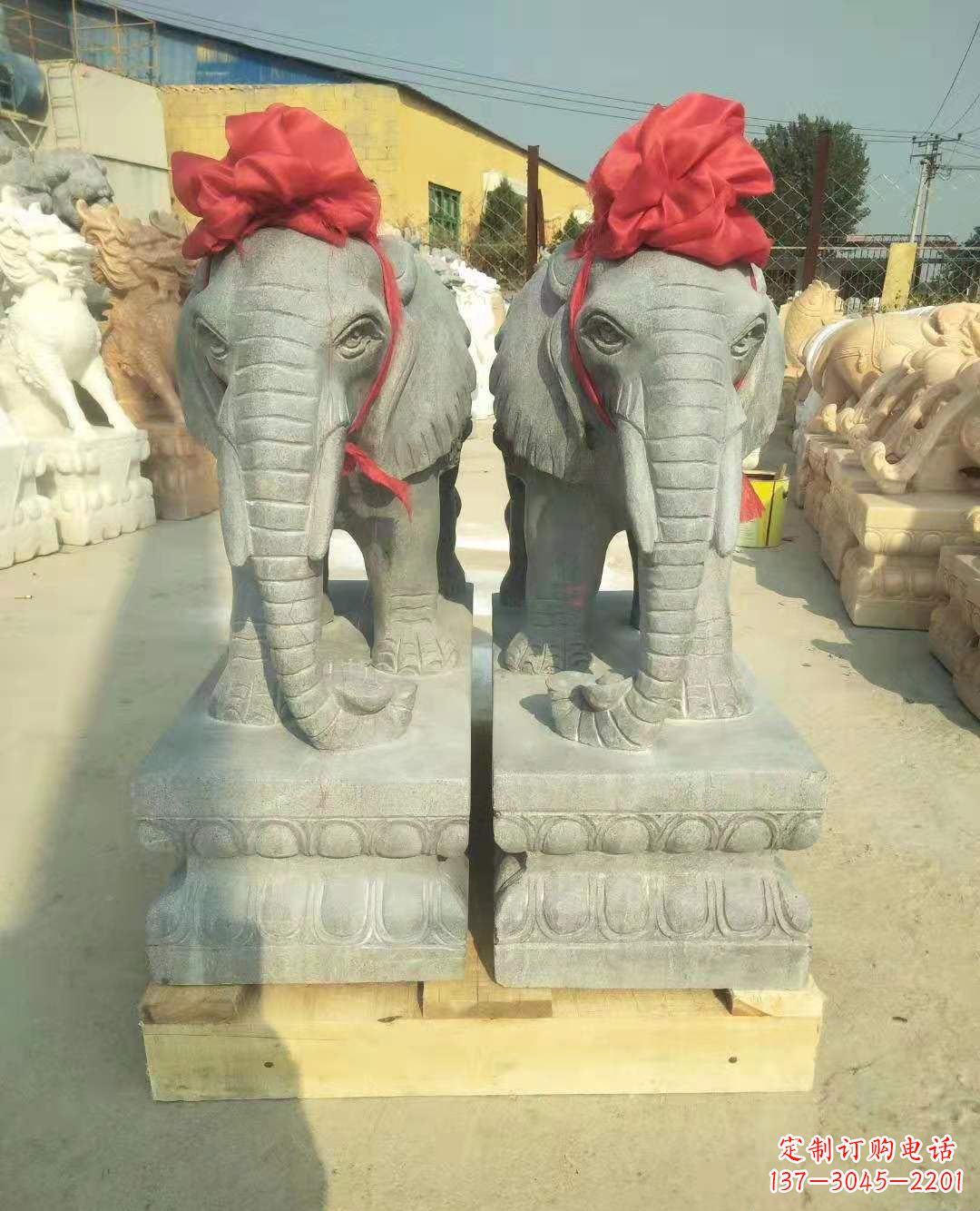 福建中国古典风格大象雕塑