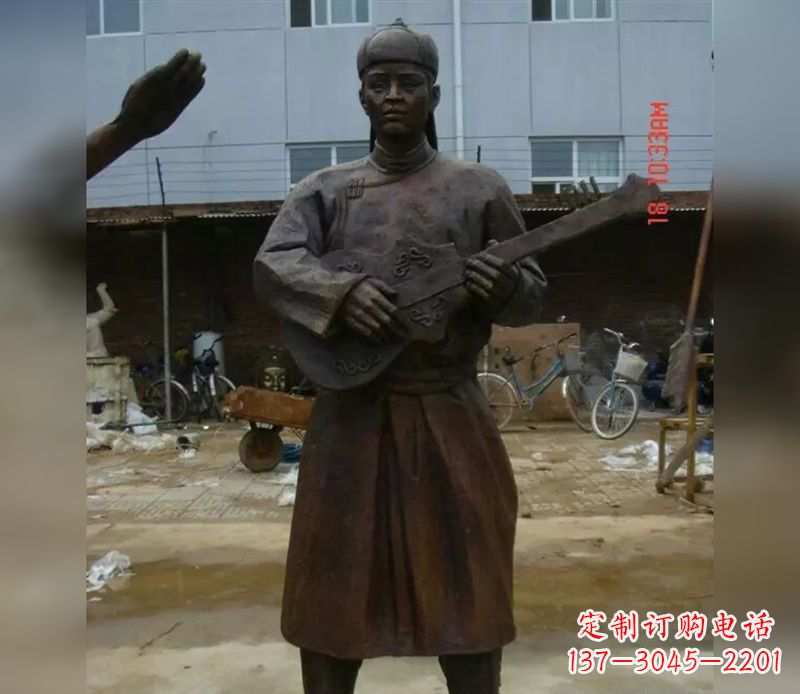 福建传承蒙古族传统,让男人雕塑回到公园