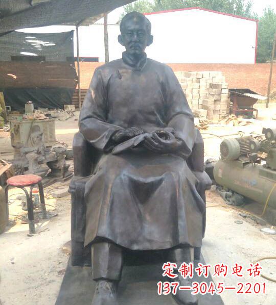 福建蔡元培铜雕:让你的精神耀眼发光