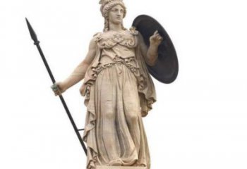 福建艺术定制——汉白玉希腊女神雅典娜雕塑