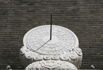 福建花岗岩古代计时器日晷雕塑