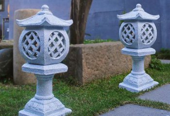 福建花岗岩石灯笼雕塑——点缀家园，照亮晚宴