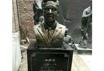 福建华罗庚，高雅的铜雕艺术