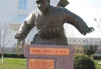 福建精美黄继光铜雕，品质保证