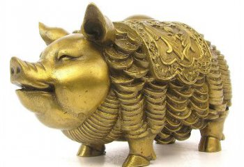 福建欢迎招财猪，用黄铜打造新年祝福