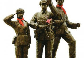 福建勇士战士雕塑，感受立于战场的英勇豪迈