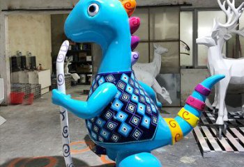 福建中领雕塑推出玻璃钢恐龙雕塑，采用最先进的…