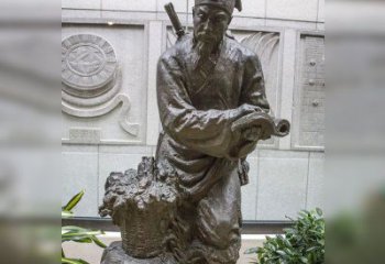 福建中领雕塑自主研发了高雅李时珍铜雕，它以历…