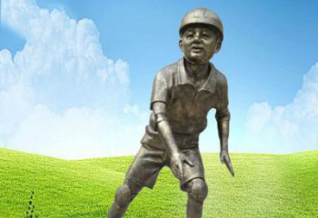 福建领雕塑：儿童公园里的铜雕精灵