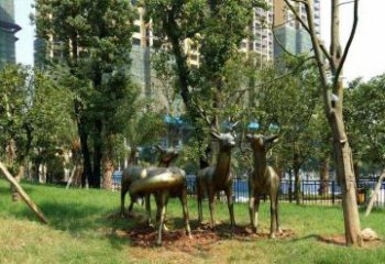 福建青铜雕刻的梅花鹿，给您的生活带来另一种美感