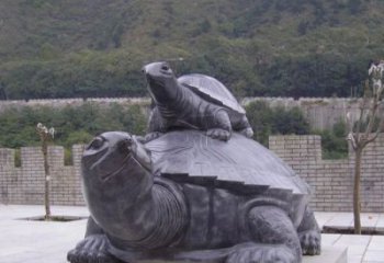 福建中领雕塑母子乌龟公园石雕