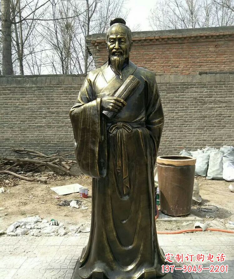 福建领雕塑:以张仲景铜雕为典范的传统工艺